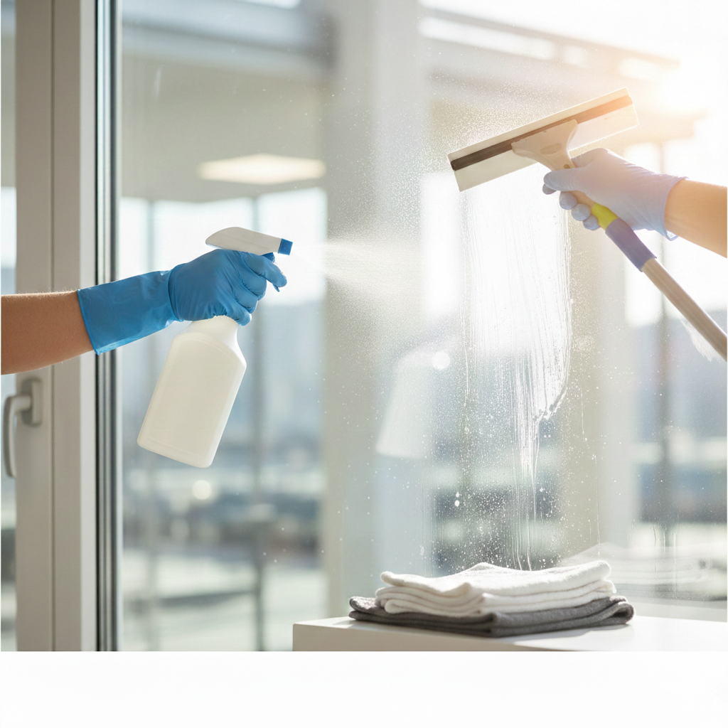 Glasreiniger – Streifenfreie Fenster- und Glasreinigung in Großgebinde