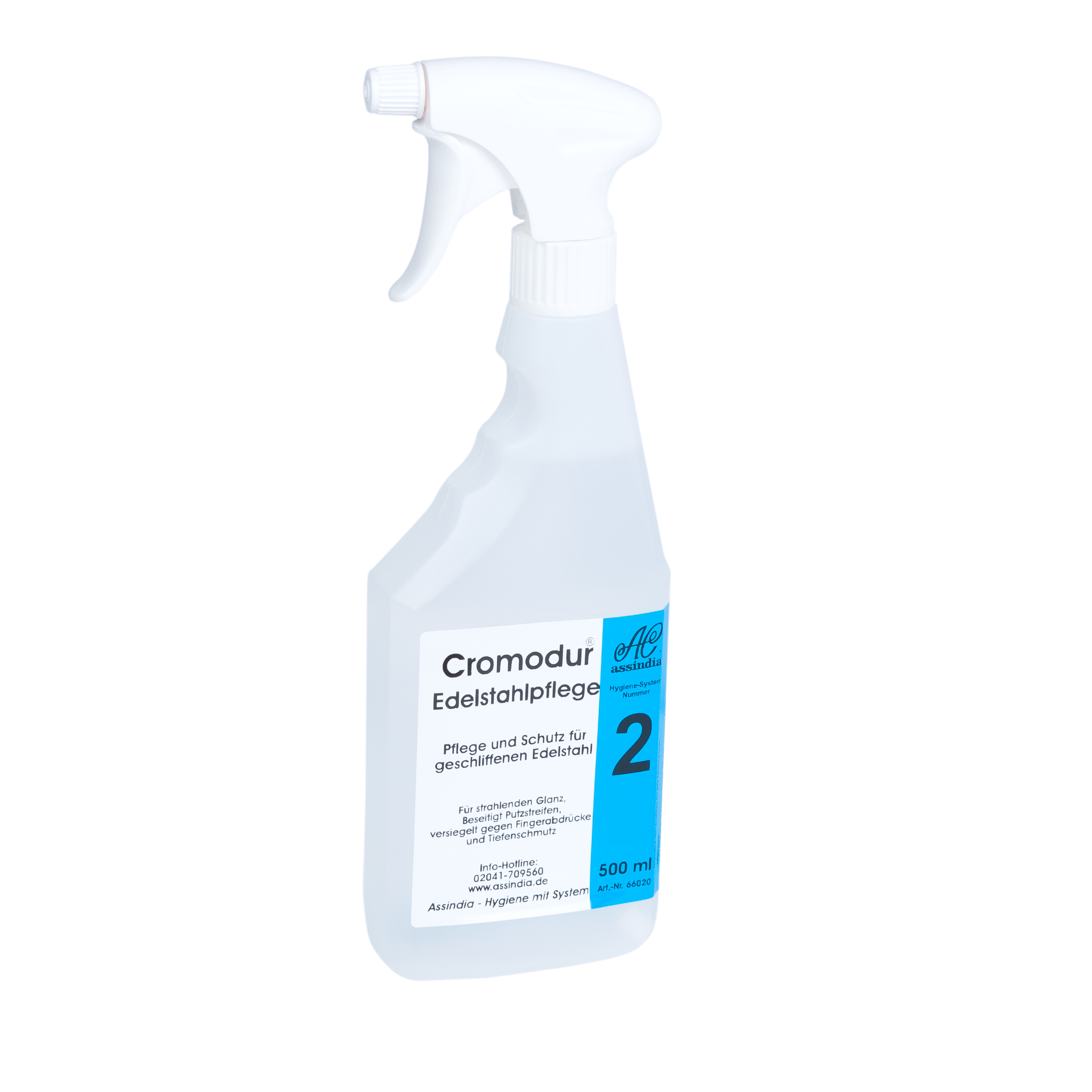 Cromodur Edelstahlpflege 500 ml Pump‑Sprayer, 5L Kanister – Pflege & Schutz für Edelstahl