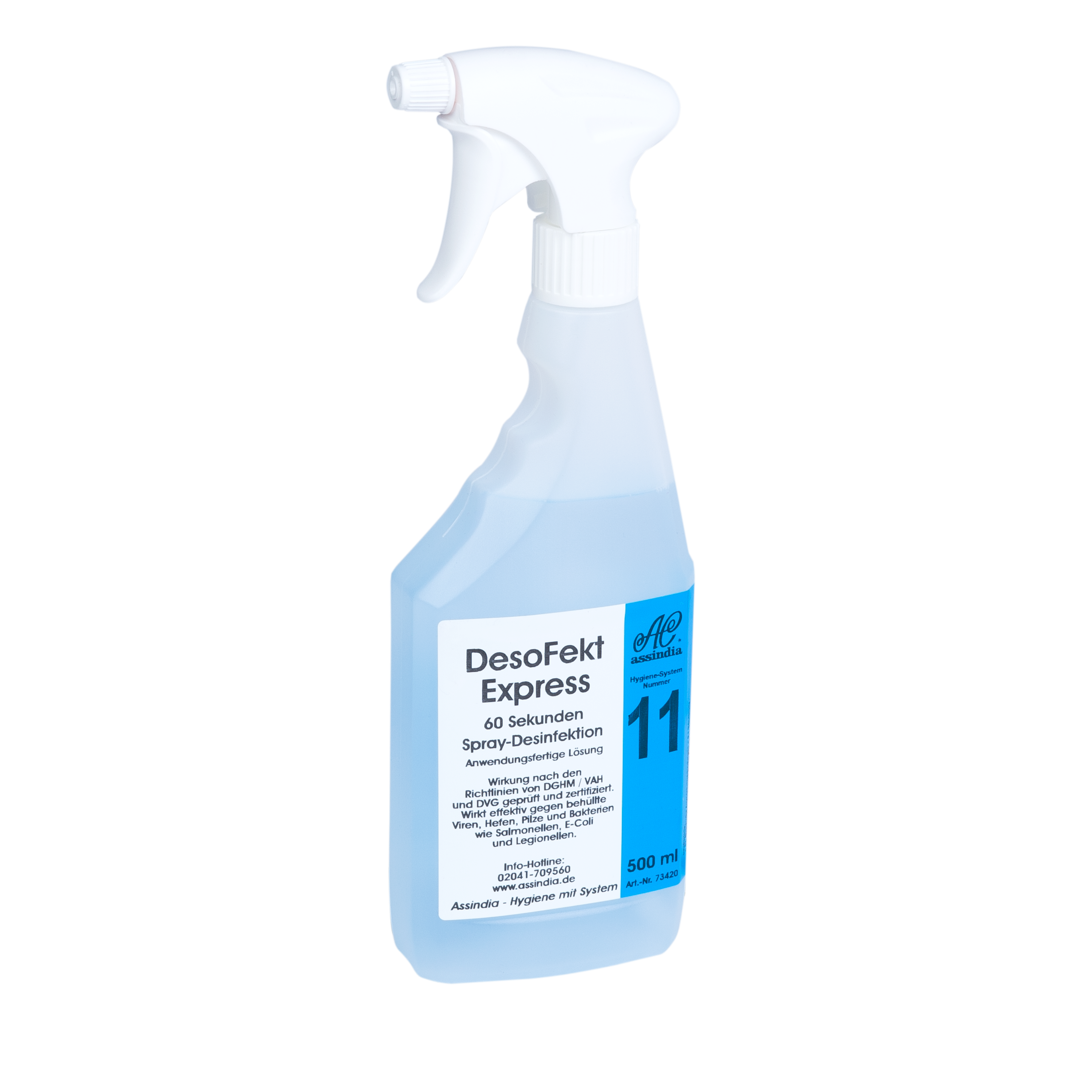 DesoFekt Express Spray-Desinfektion 500 ml – schnelle Flächendesinfektion für Oberflächen