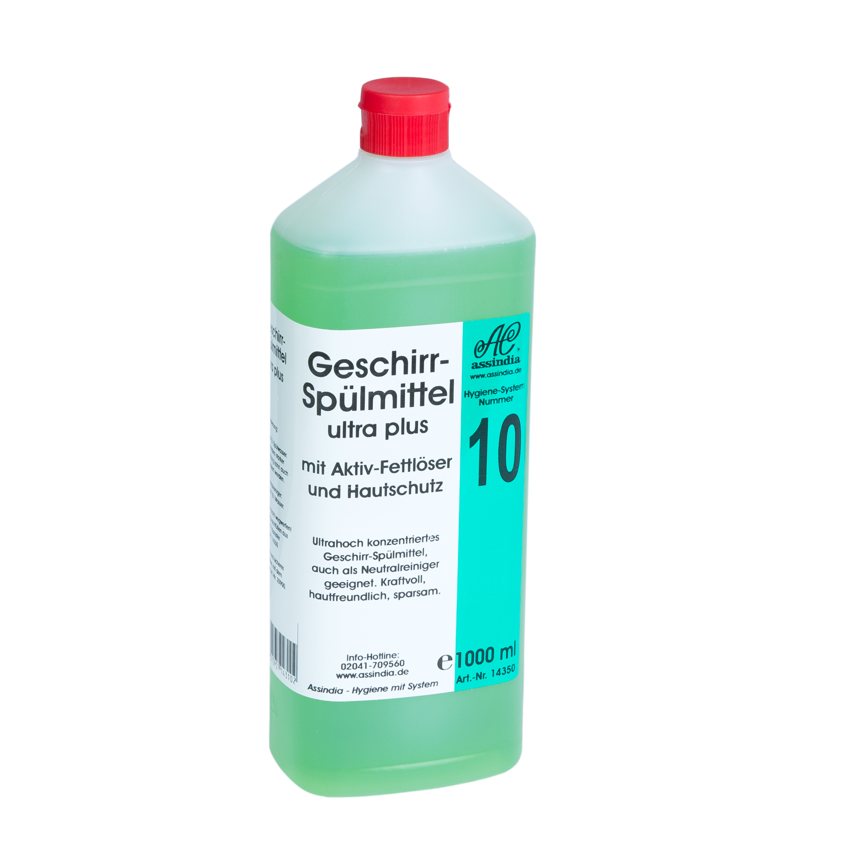 Geschirrspülmittel Ultra 1000 ml Flasche – ultrakonzentriertes Spülmittel & Neutralreiniger