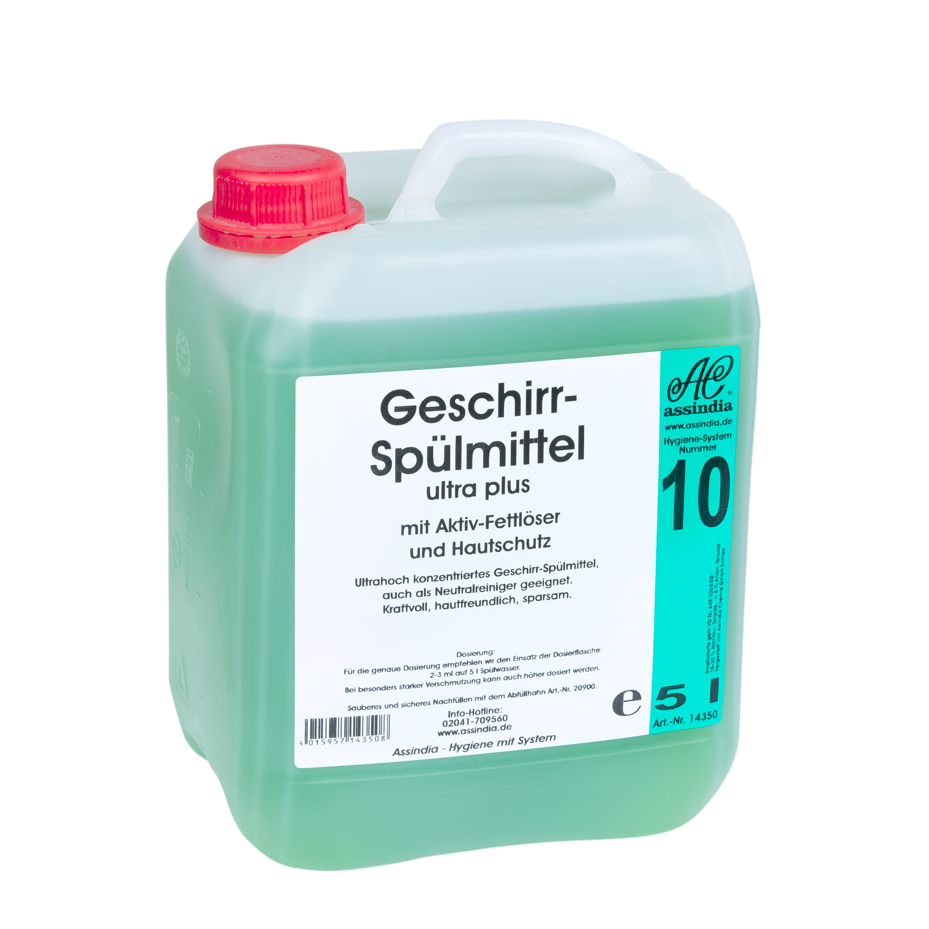 Geschirrspülmittel Ultra profi 5 L Kanister – ultrakonzentriertes Spülmittel & Neutralreiniger