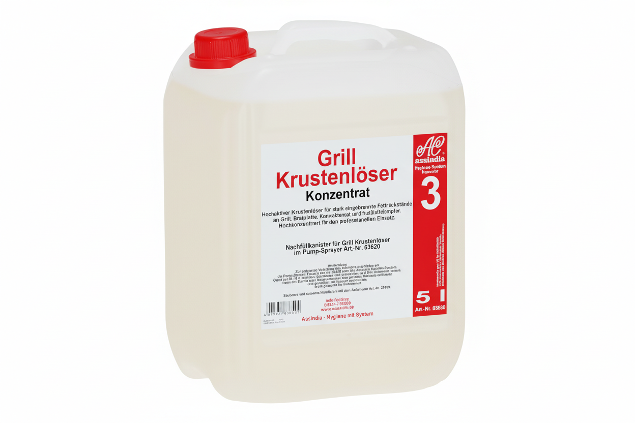 Grillreiniger Krustenlöser Assindia 500 ml – Profi Reiniger für Grill, Backofen & Gastronomie