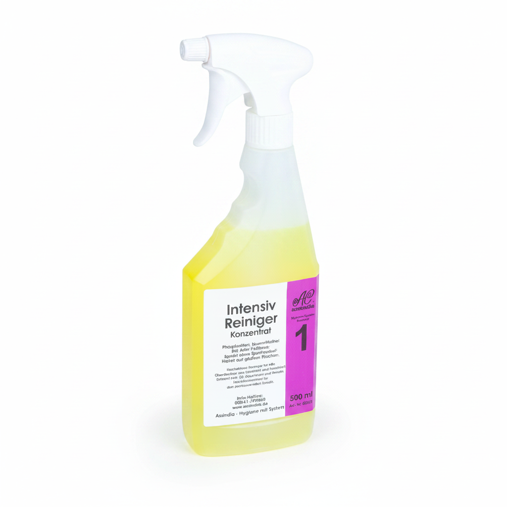 Intensivreiniger Konzentrat Allzweckreiniger 500 ml, 5L, 10L Assindia  für den professionellen Einsatz.