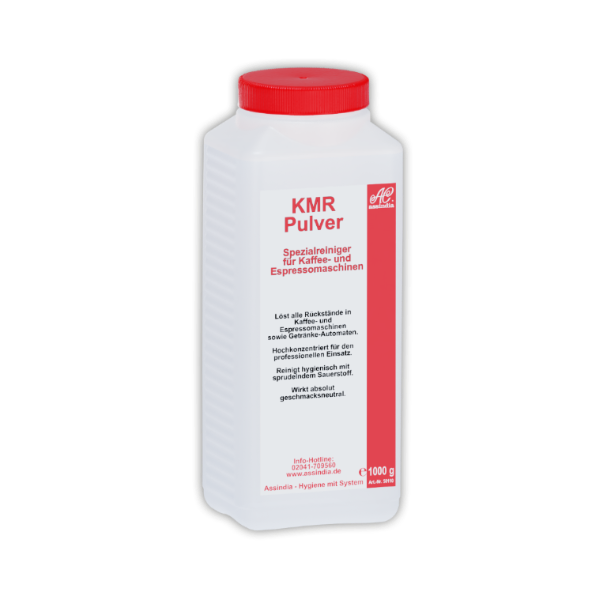KMR Profi Kaffeemaschinenreiniger Pulver Assindia – 1 kg Dose