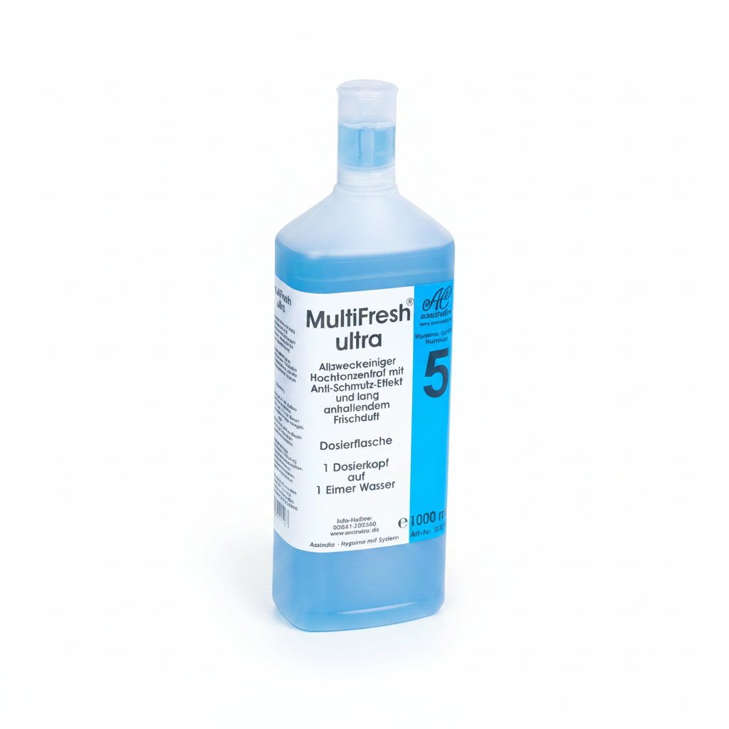 MultiFresh Ultra Allzweckreiniger 1000 ml, 5 Liter Kanister – hochkonzentriertes Universalreiniger Konzentrat