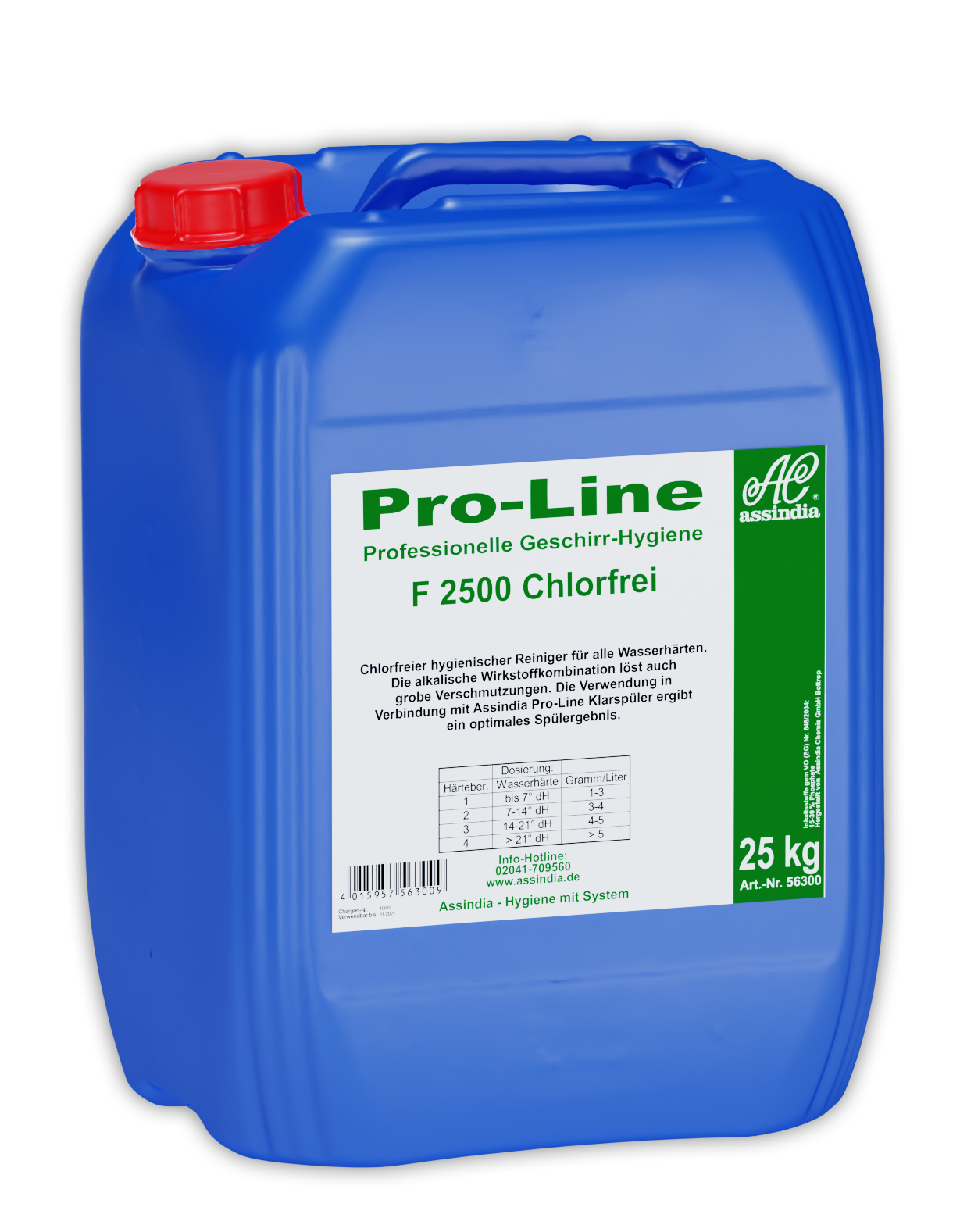 Chlorfrei Flüssiger Geschirr-Reiniger Pro-Line F 2500 Rapid 25 kg Kanister